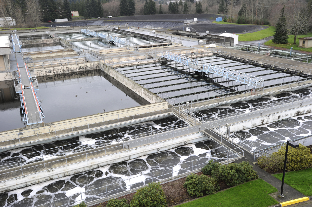 an aerial view of the rock creek water resource recovery facility.